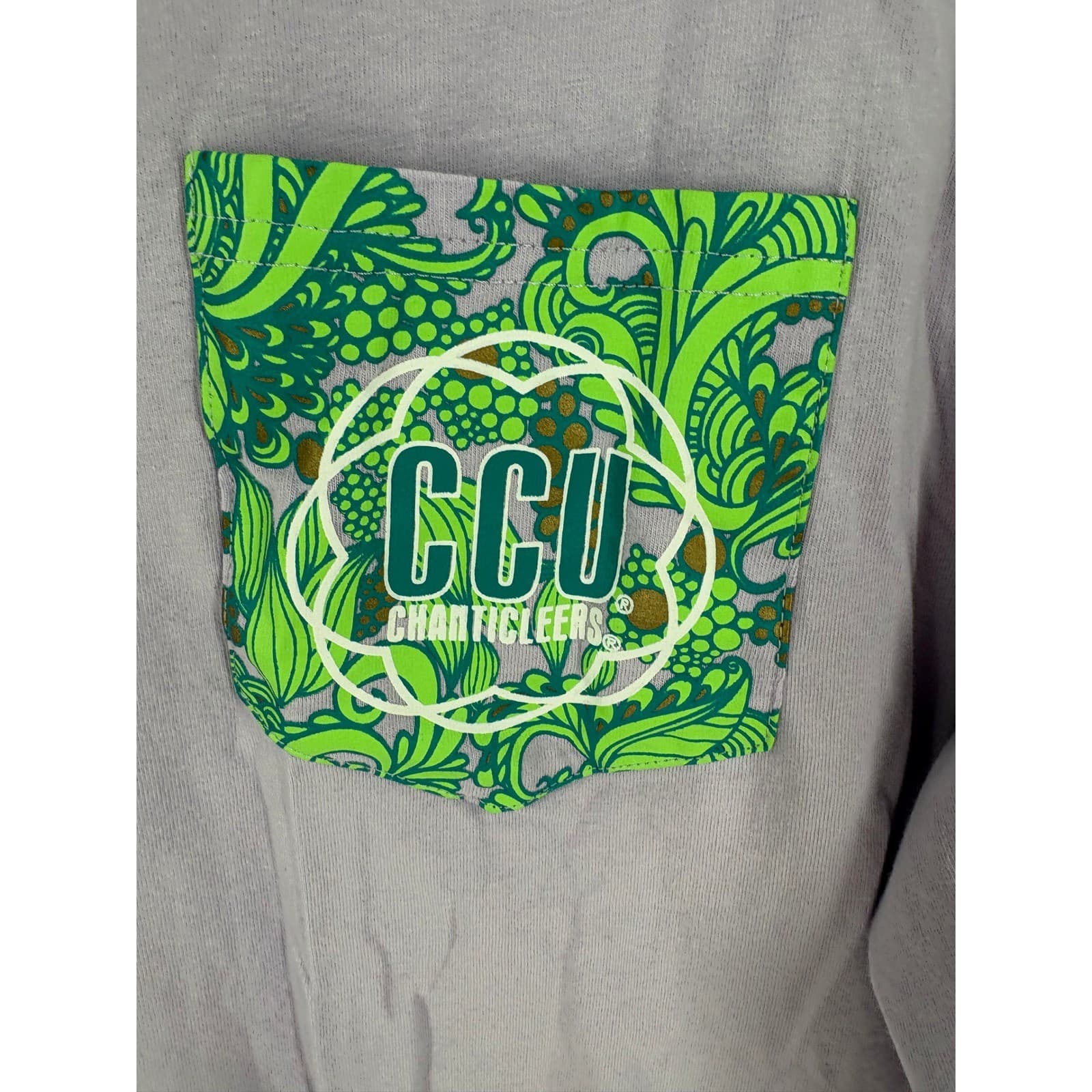 Champion CCU Chanticleers Long Sleeve Purple T-Shirt Women's Size L - Thumbnail 3