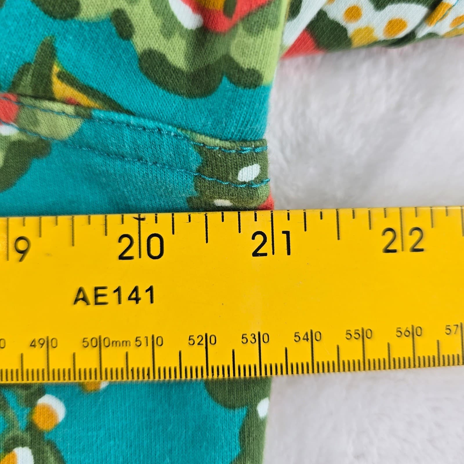 Isaac Mizrahi Live Jacket Womens M Jacket Teal Green Floral Cotton Spandex AE141 - Thumbnail 5