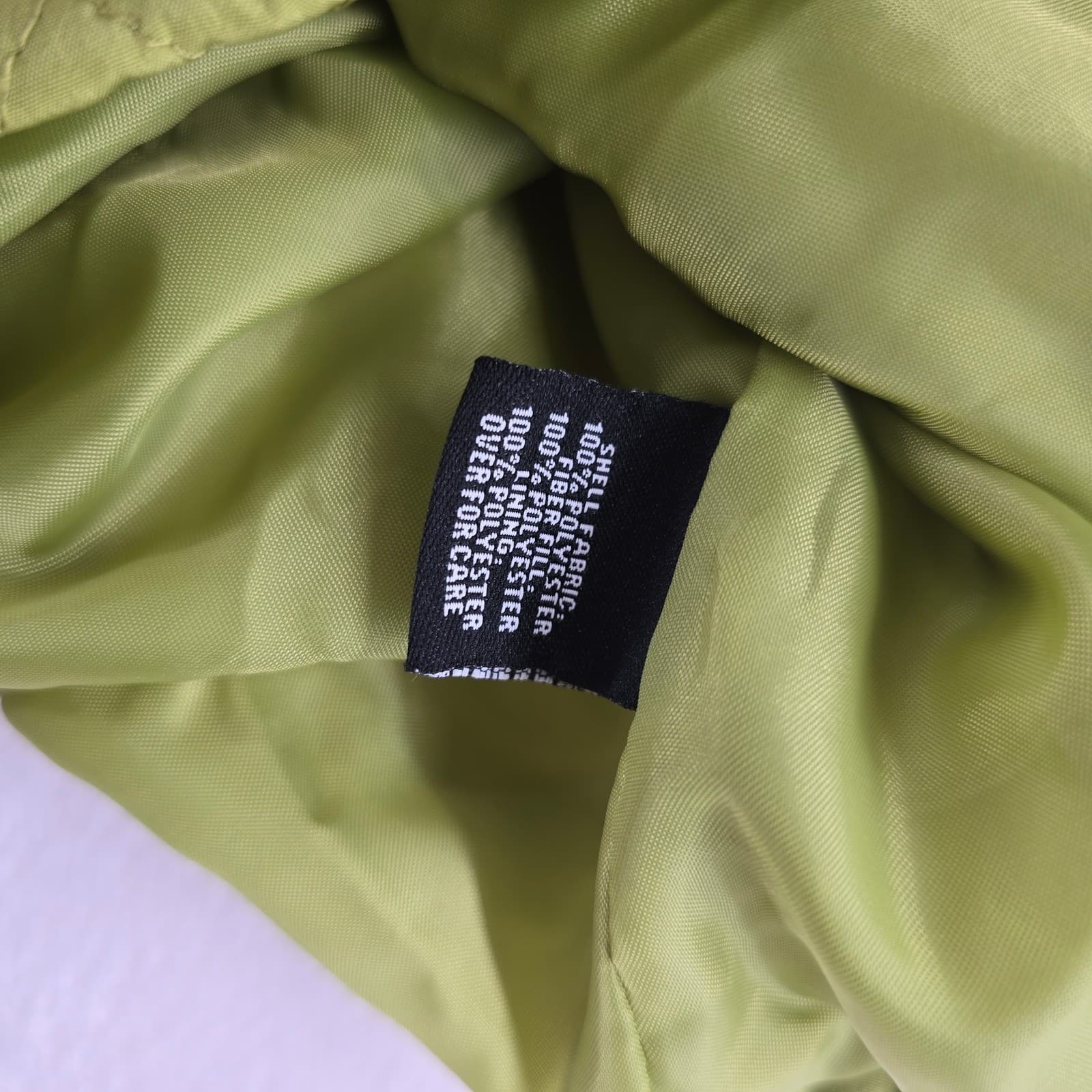 Relativity Vest Womens L Puffer Vest Green Quilted Full Zip Cinched Waist - Thumbnail 3