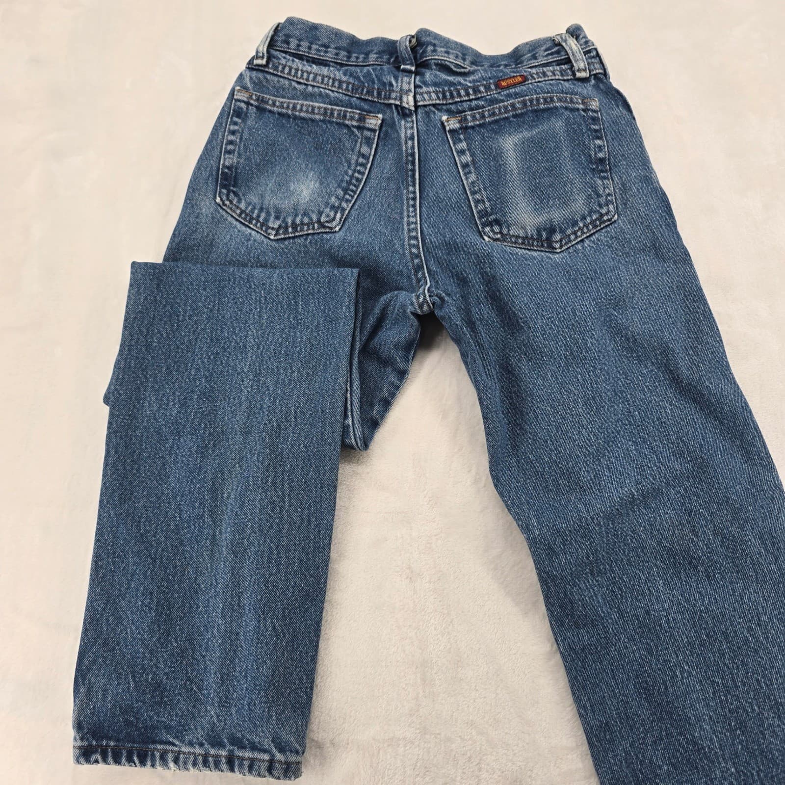 Rustler Jeans Mens 29x32 Straight Leg Blue Denim 100% Cotton 87619PW - Thumbnail 5