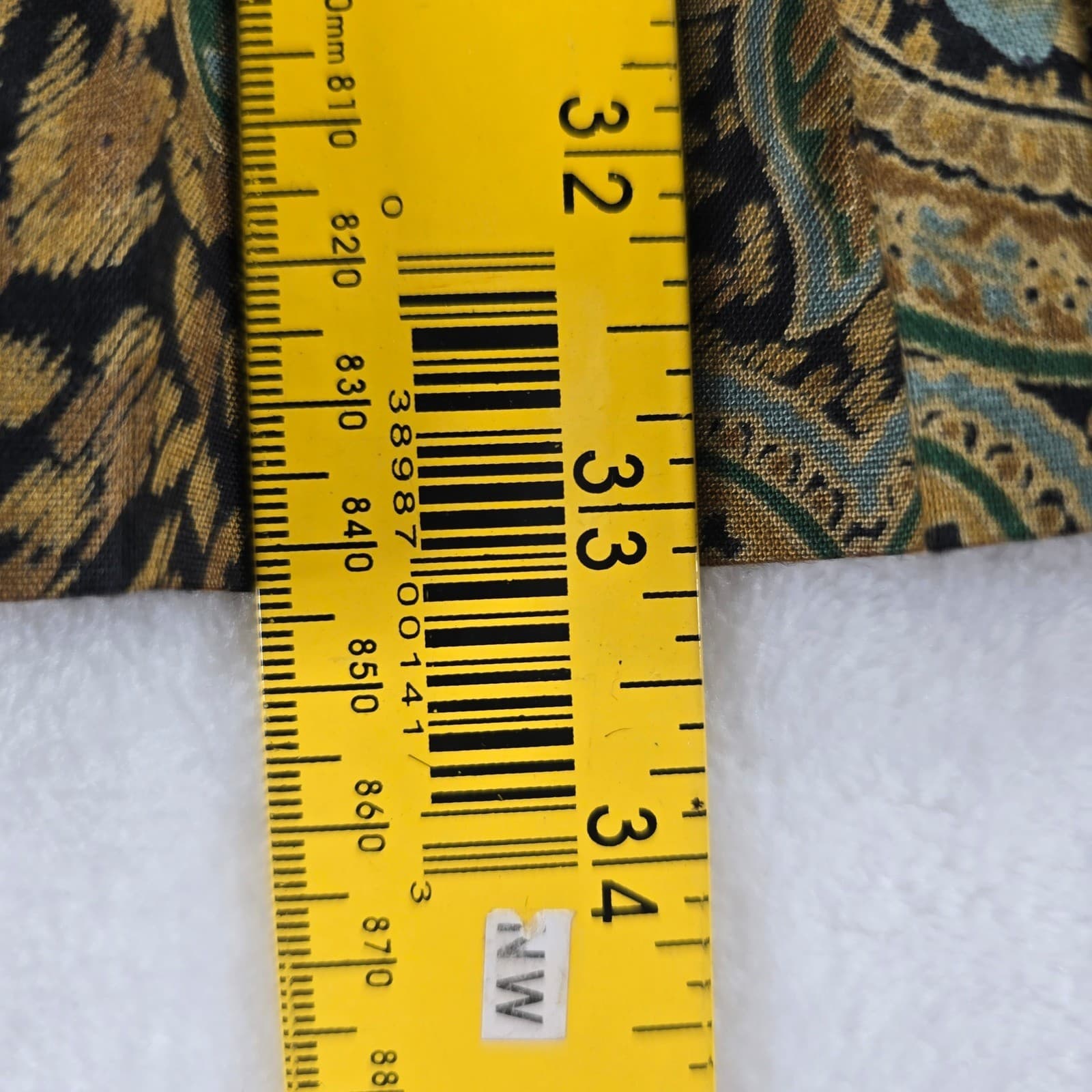 Partridge in a Pear Tree Skirt Set Womens M/L 3pc Skirt Black Gold Paisley Knit - Thumbnail 8