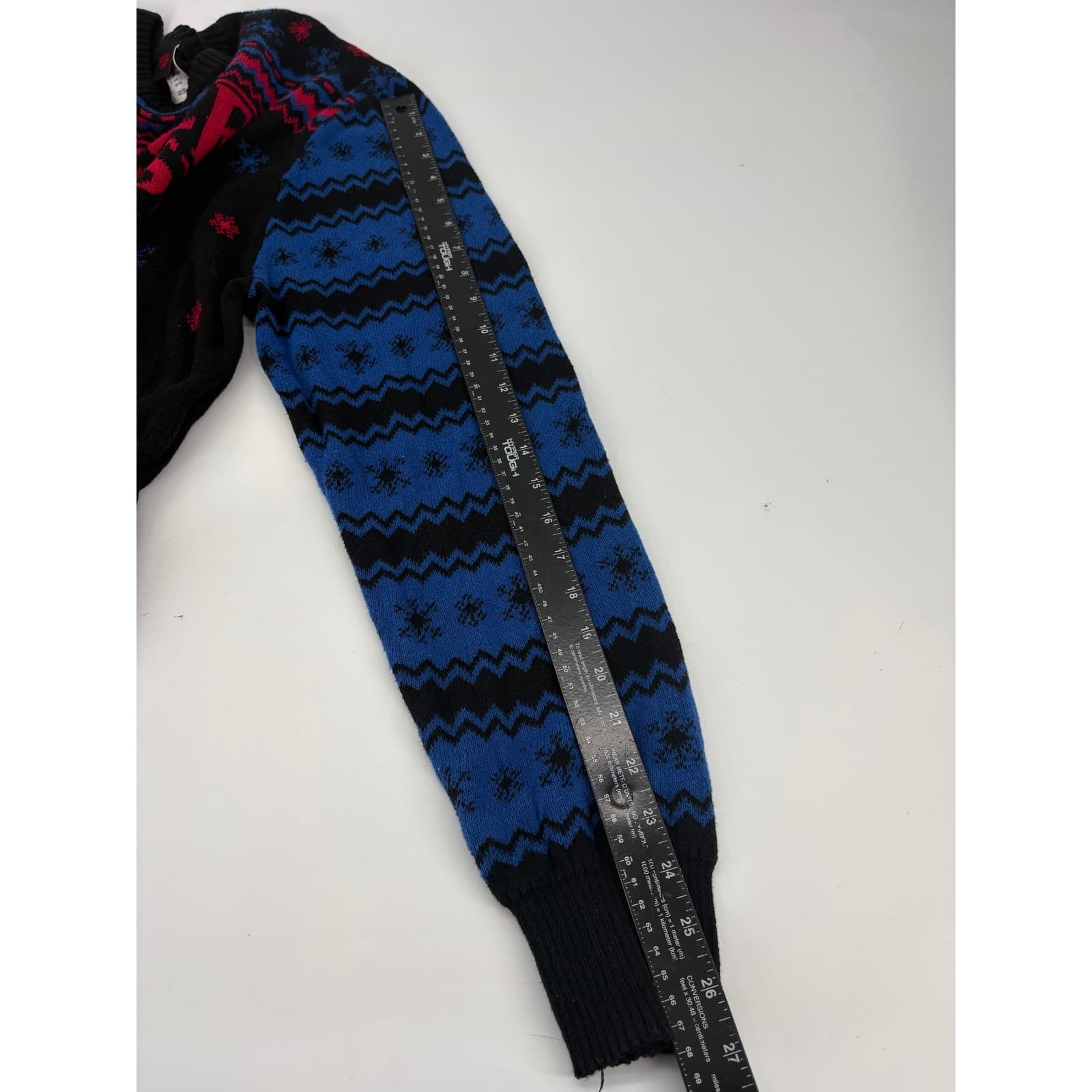 Stranger Things Ugly Christmas Sweater Demogorgon Character 2XL Black Mens - Thumbnail 6