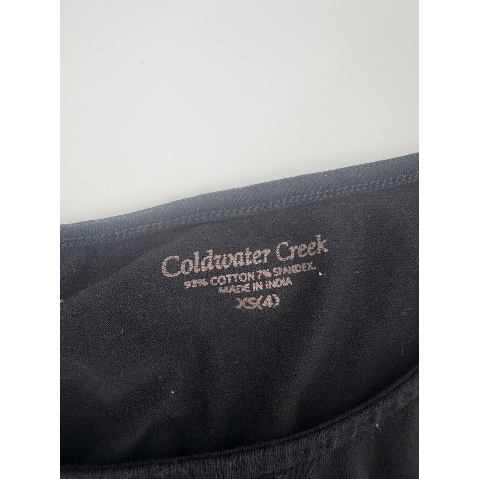 Coldwater Creek Black Embellished Christmas Tree Long Sleeve Top Womens XS 4 - Thumbnail 2