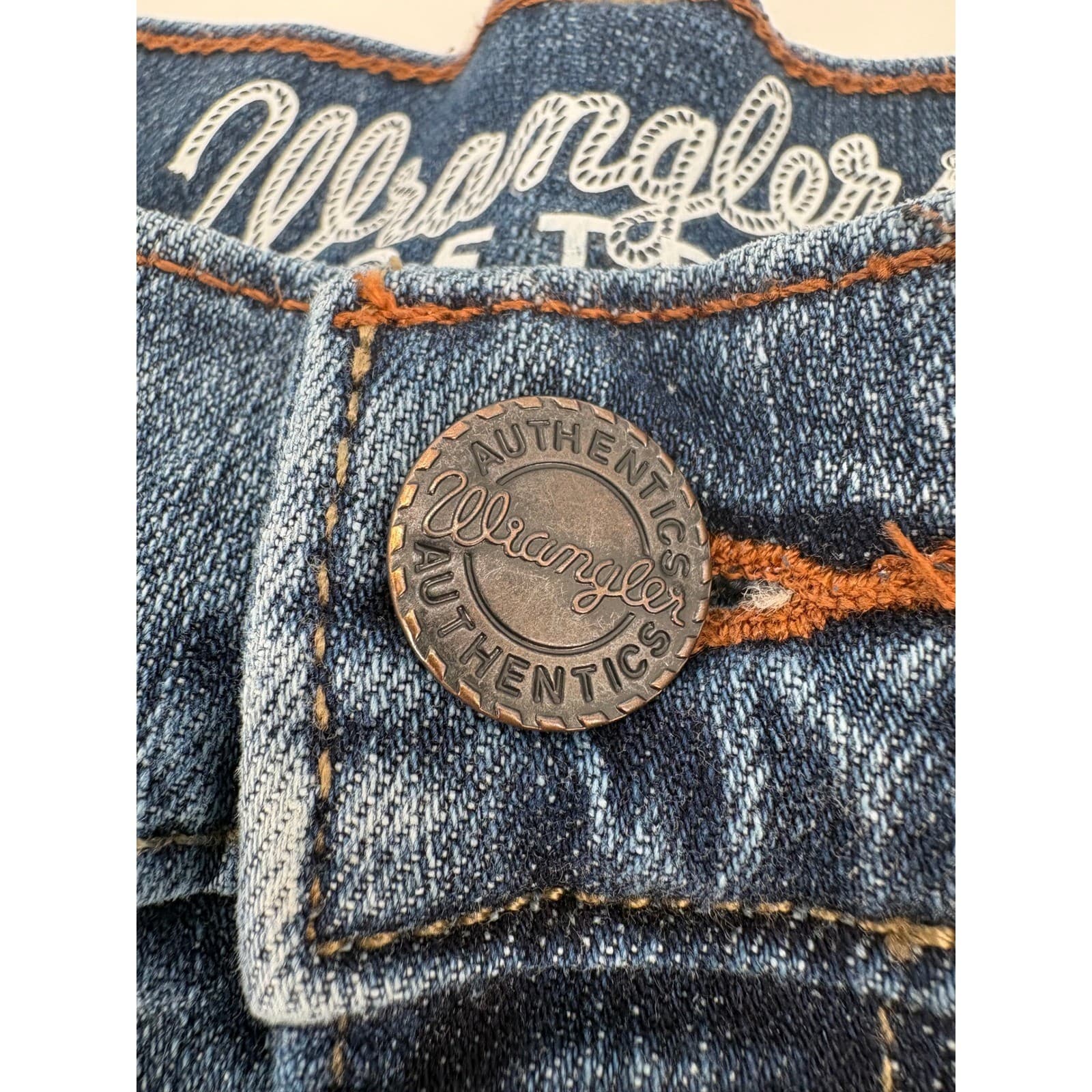 Wrangler Jeans Men's 36x31 Blue Retro Relaxed Boot Western Denim - Thumbnail 4