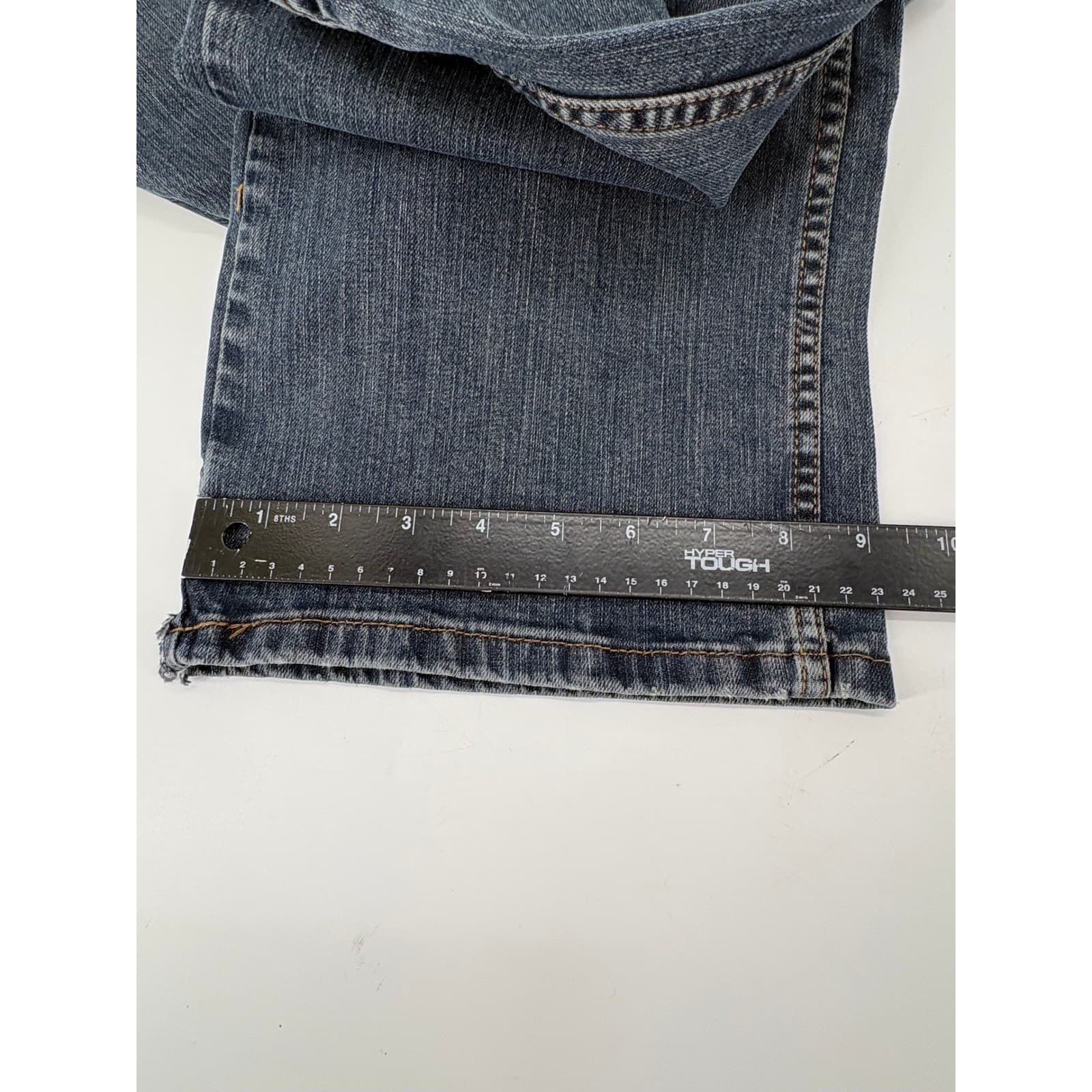 Wrangler Jeans Men's 36x31 Blue Retro Relaxed Boot Western Denim - Thumbnail 5