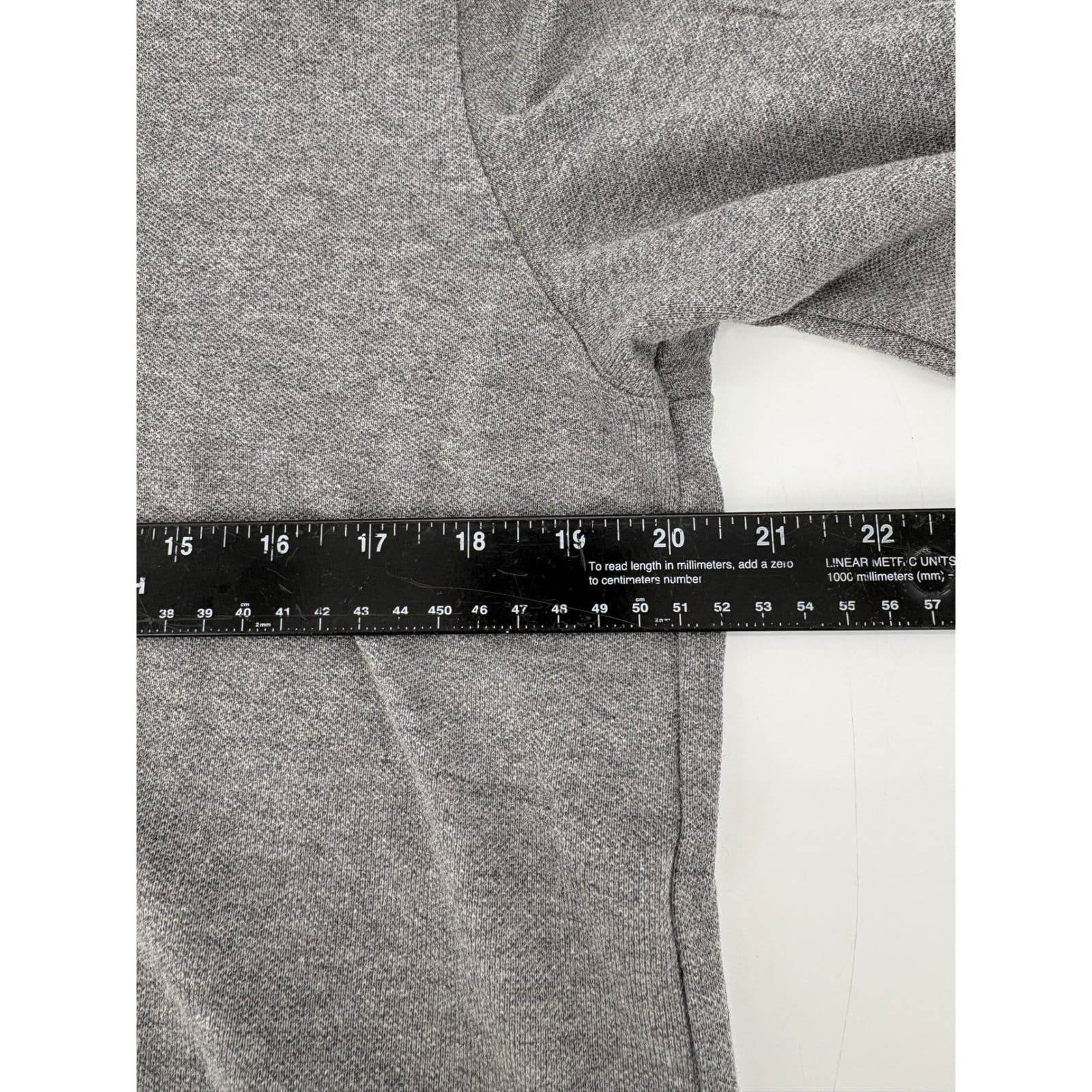 Southern Tide Pullover Mens Medium 1/4 Zip Gray Skipjack Cotton Spandex Sweater - Thumbnail 8
