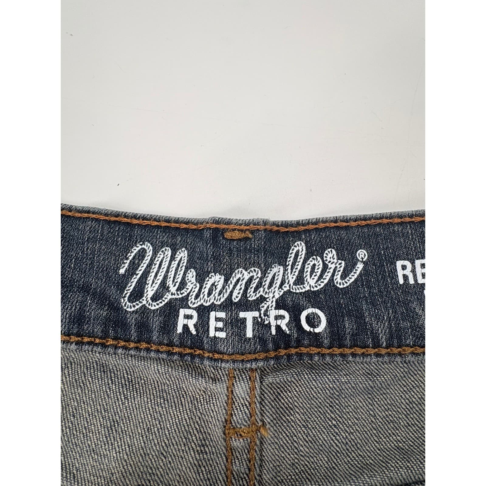 Wrangler Jeans Men's 36x31 Blue Retro Relaxed Boot Western Denim - Thumbnail 9