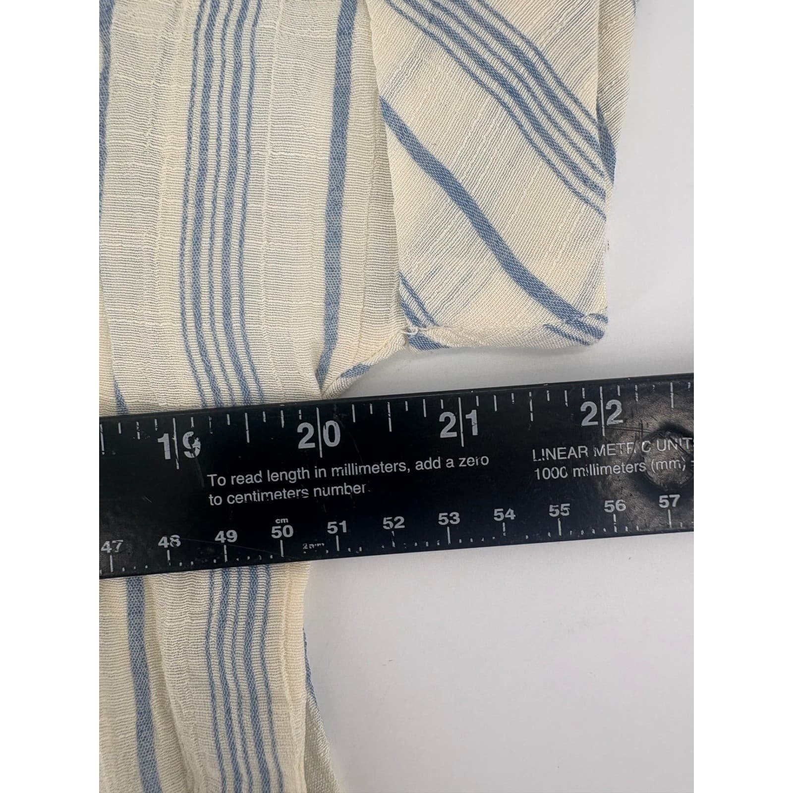 Love 83 Striped V Neck Short Sleeve Tunic Top Women's Size Medium - Thumbnail 4