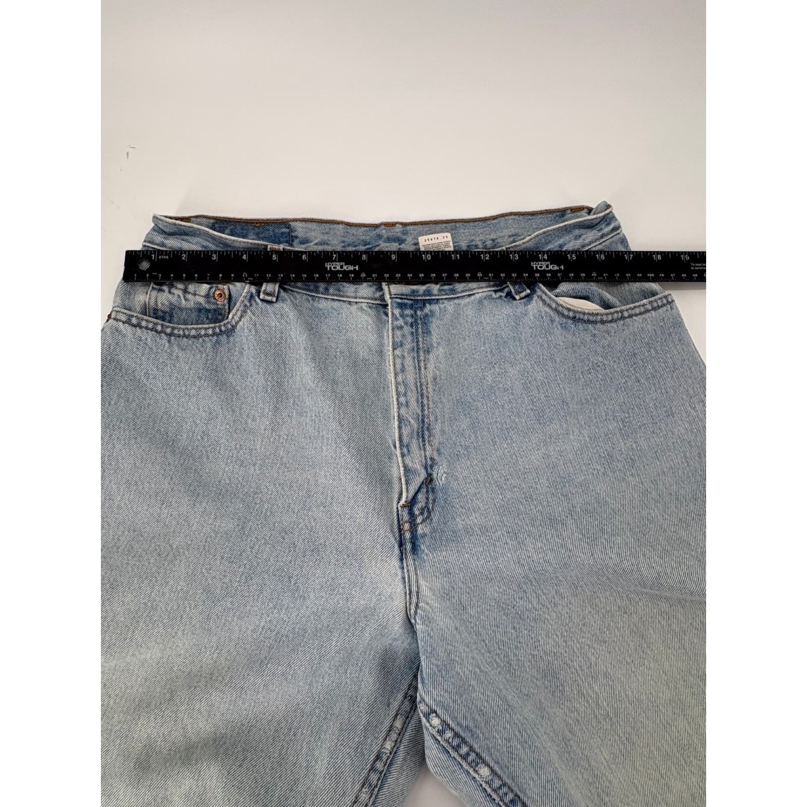 Levis 550 Relaxed Fit Tapered Leg Jeans Light Wash 16 REG S Blue women's Vintage - Thumbnail 4