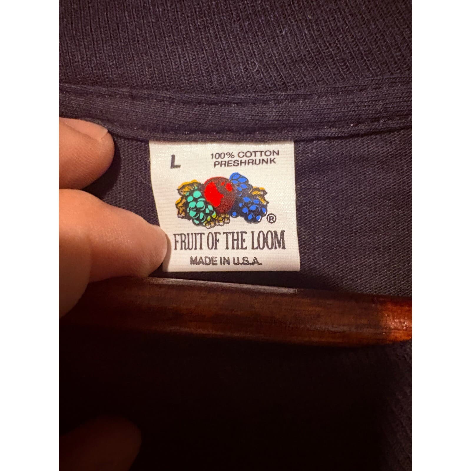 Vintage Minnie Mouse Florida T-Shirt Puff Print Fruit of the Loom L - Thumbnail 2
