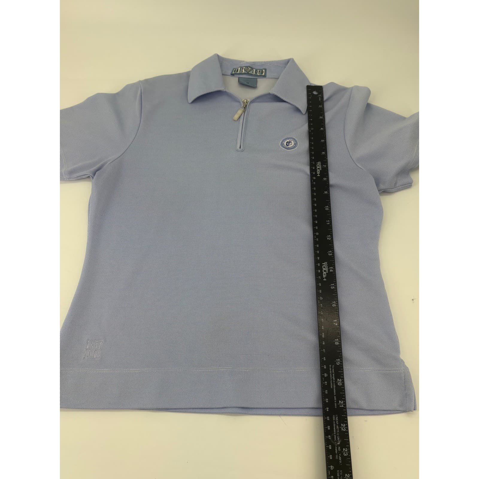 Kate Lord Myrtlewood Golf Club Polo Quarter Zip Size M Blue Womens - Thumbnail 5