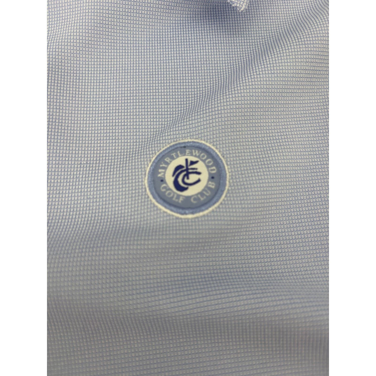Kate Lord Myrtlewood Golf Club Polo Quarter Zip Size M Blue Womens - Thumbnail 3