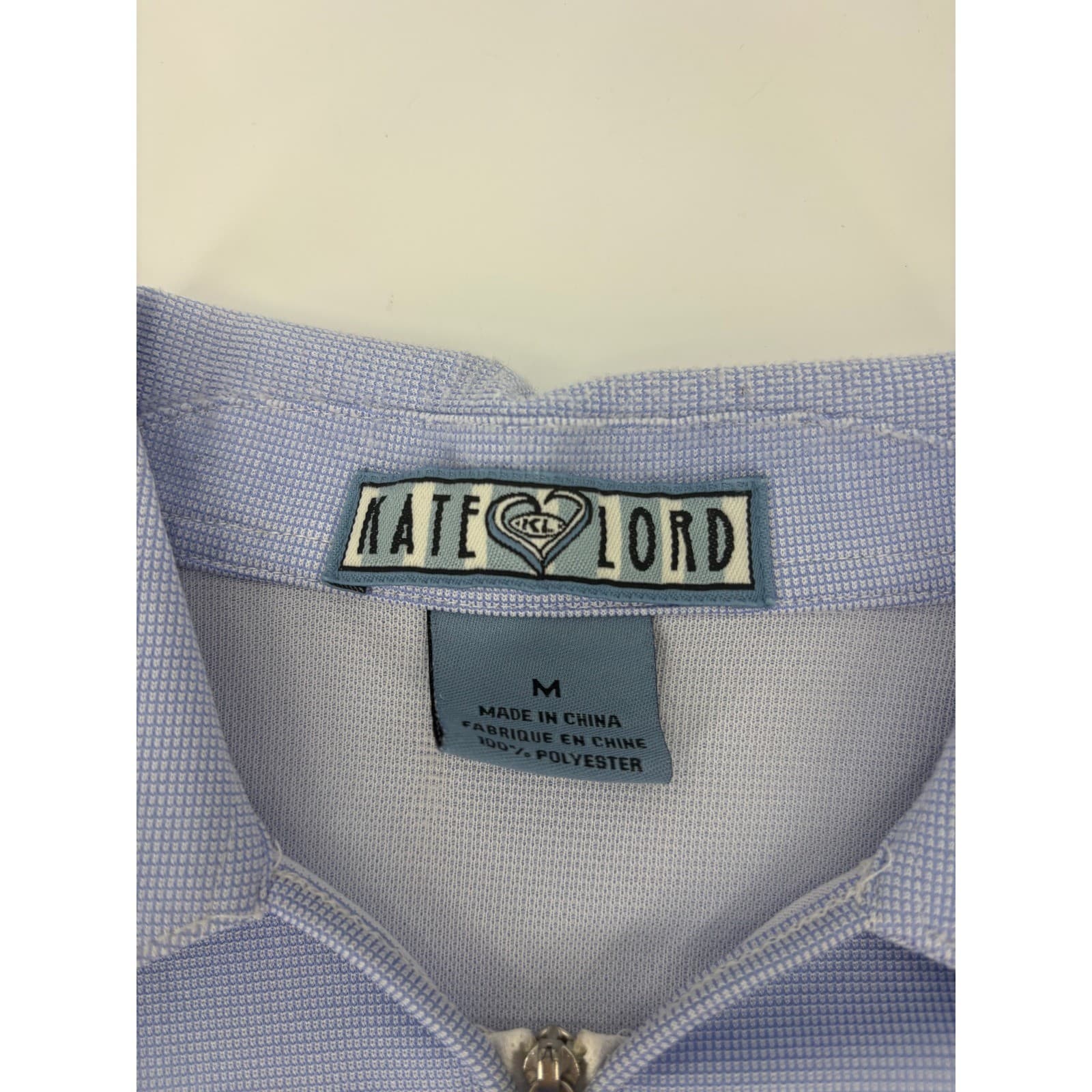 Kate Lord Myrtlewood Golf Club Polo Quarter Zip Size M Blue Womens - Thumbnail 2