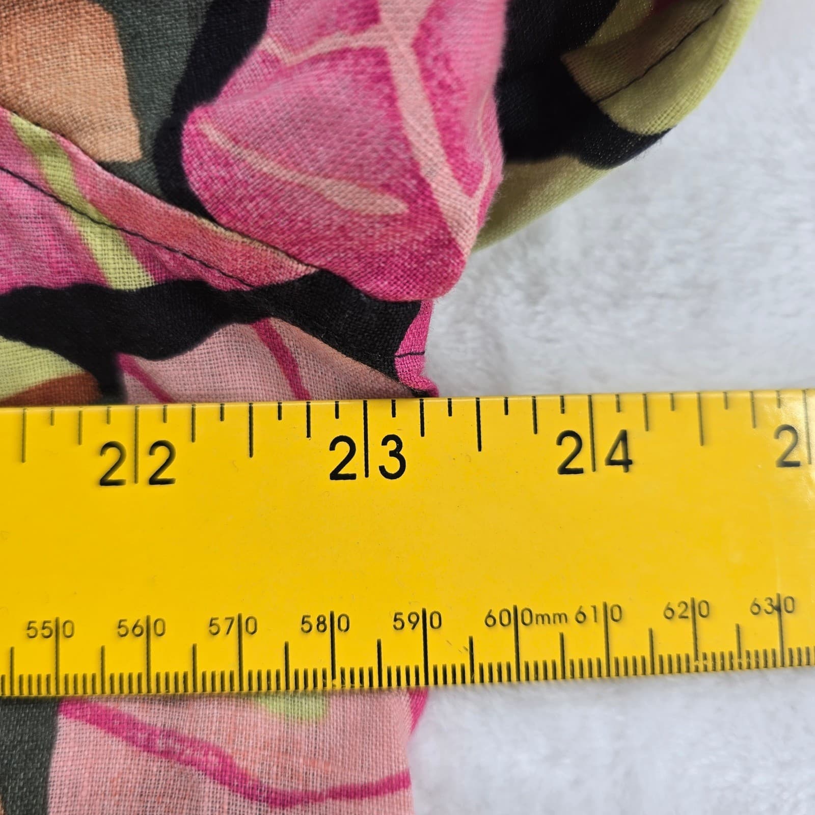 Chico's Button Up Womens 3P Blouse Multicolor Tropical No-Iron FreshChic Leaf - Thumbnail 4