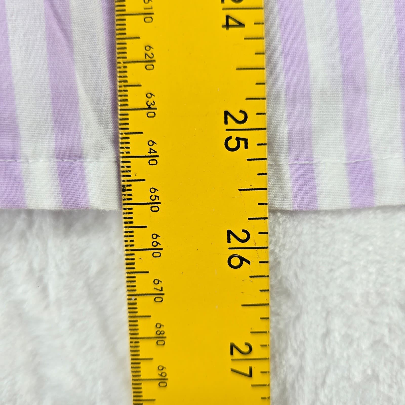 National Pajama Set Womens PXL Pajamas Purple Striped 2pc Cotton Blend 17704 - Thumbnail 4