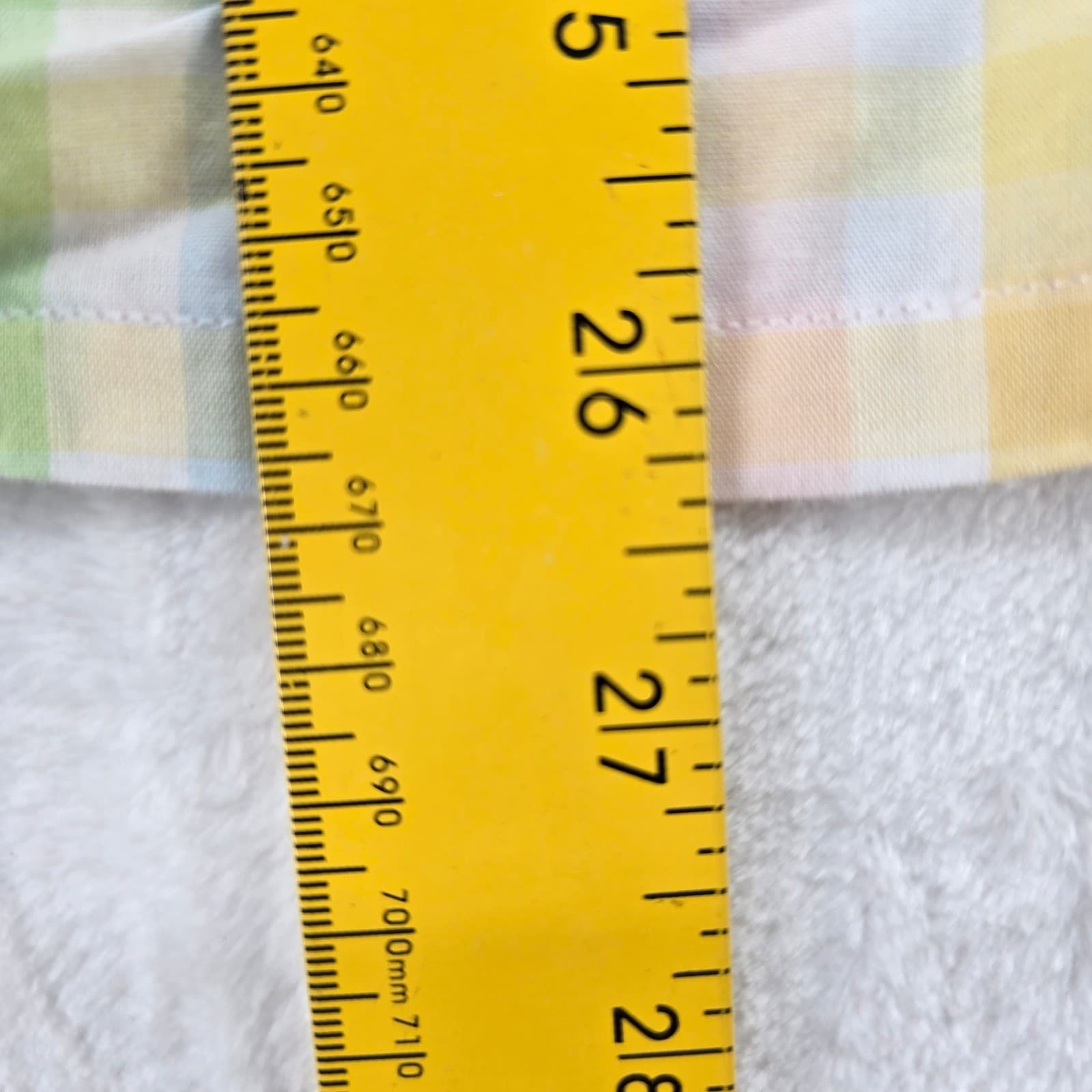 National Pajama Set Womens PXL Pajamas Pastel Plaid Cotton Blend Gingham - Thumbnail 6