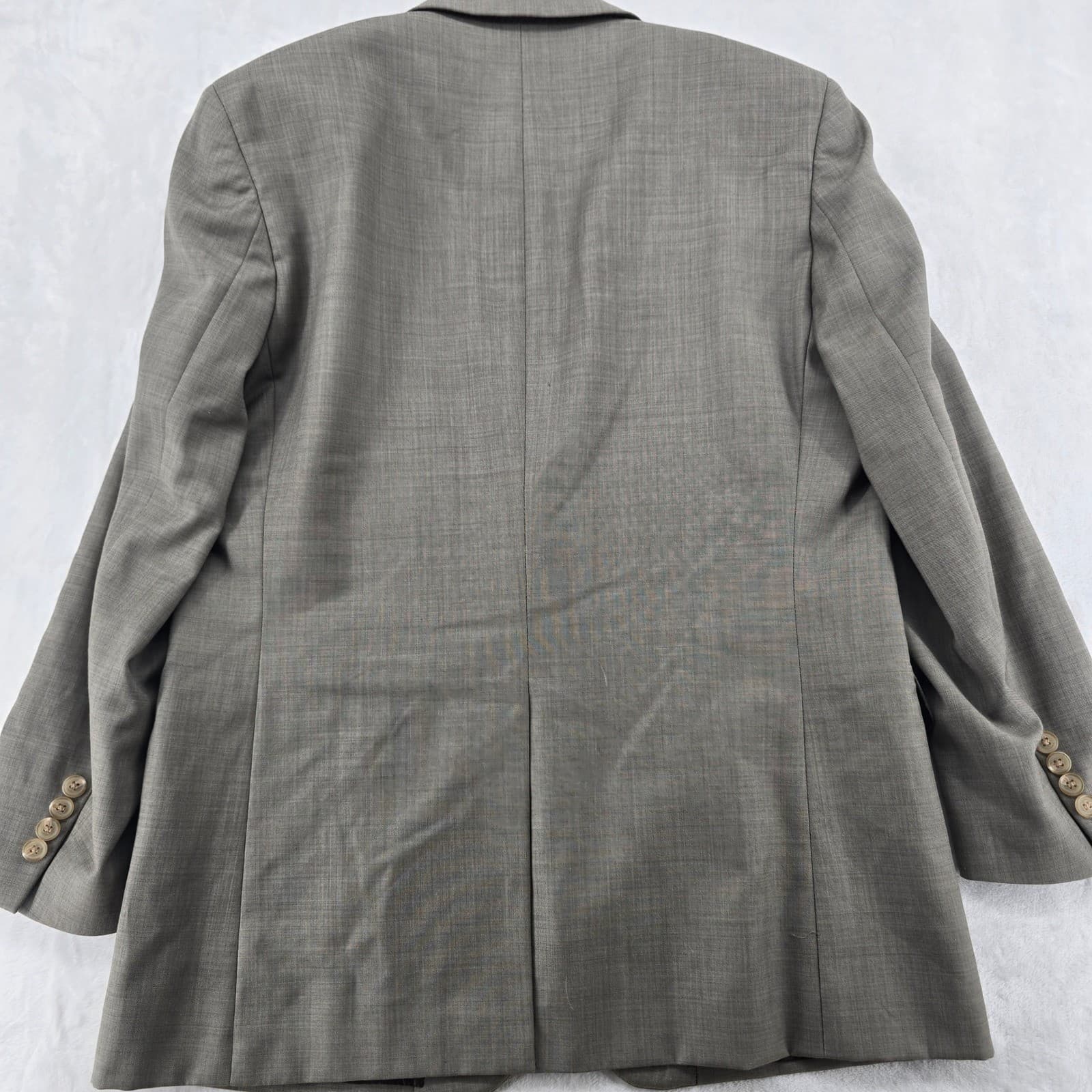 Ralph Lauren Sport Coat Mens 42R Blazer Gray 100% Wool Dillard's Exclusive - Thumbnail 7
