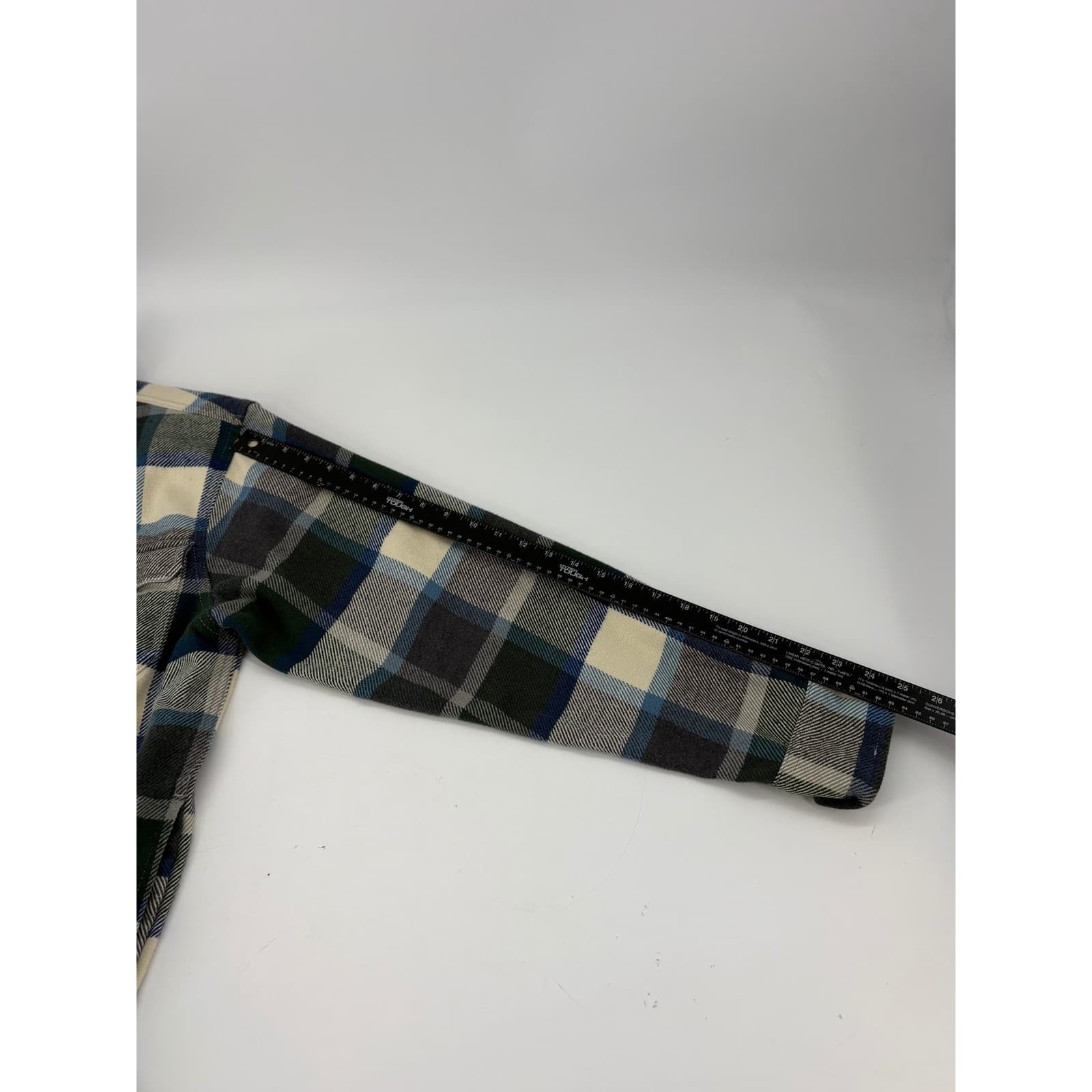 Orvis Classic Collection Flannel Shirt Plaid Heavyweight Medium Green Mens - Thumbnail 9