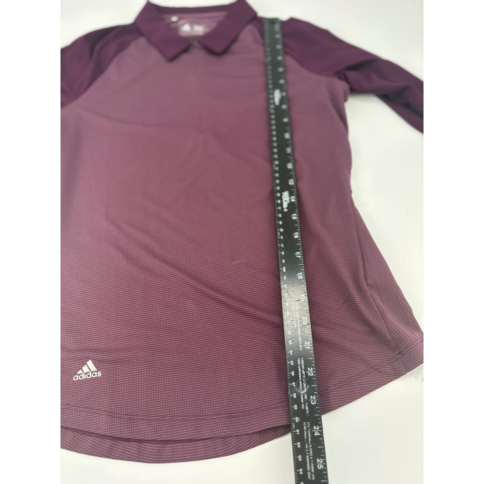 Adidas Golf Pullover 1/4 Zip Myrtlewood Golf Club Small Maroon Womens - Thumbnail 3