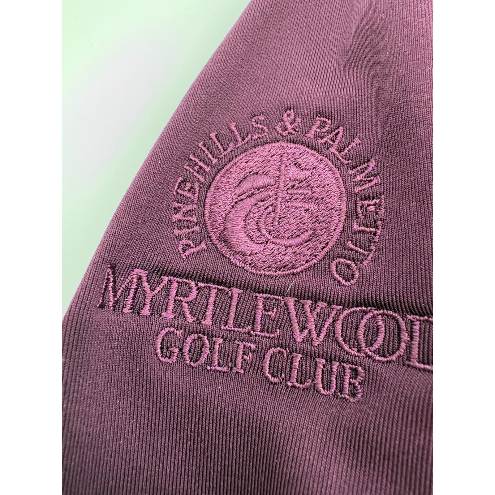 Adidas Golf Pullover 1/4 Zip Myrtlewood Golf Club Small Maroon Womens - Thumbnail 7