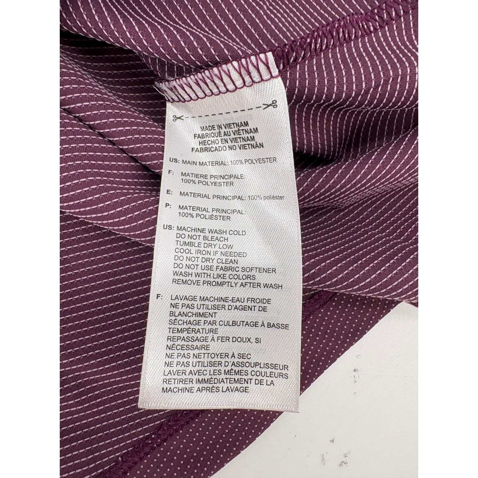 Adidas Golf Pullover 1/4 Zip Myrtlewood Golf Club Small Maroon Womens - Thumbnail 6