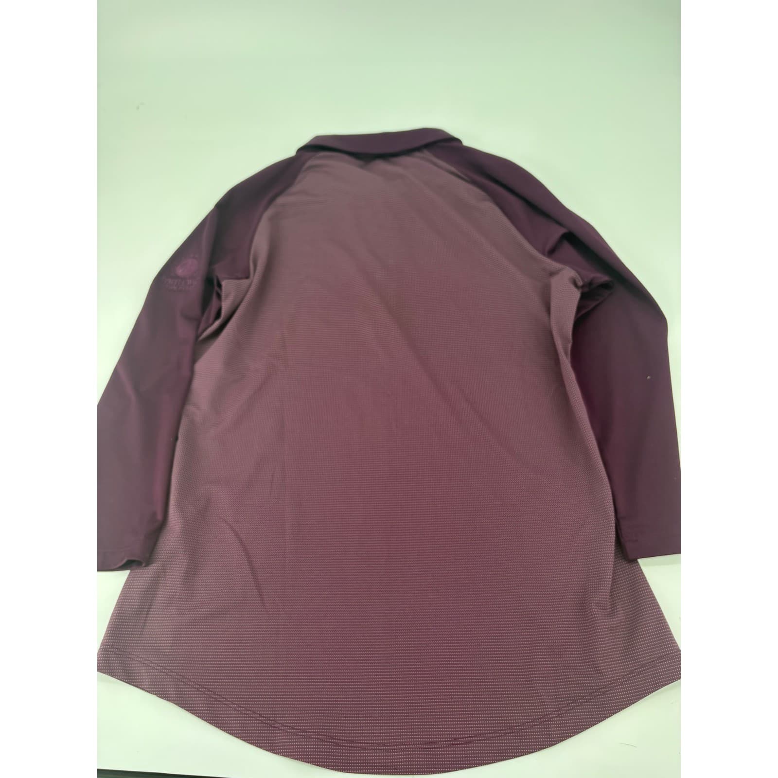 Adidas Golf Pullover 1/4 Zip Myrtlewood Golf Club Small Maroon Womens - Thumbnail 8