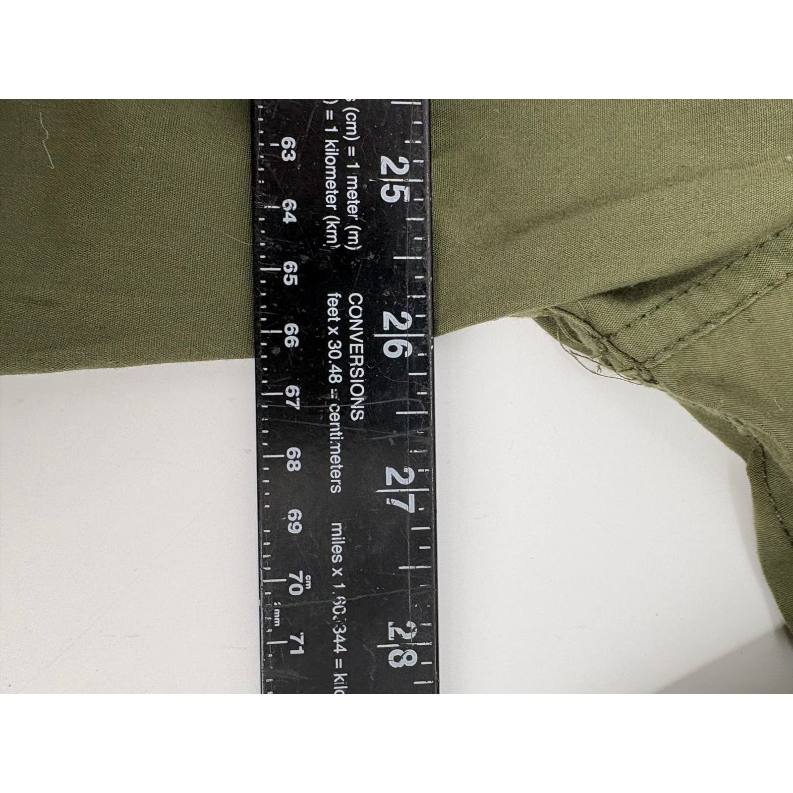 Akdmks Dry Goods Mens 3XL Olive Green Button Up Long Sleeve Shirt Jeanus Level - Thumbnail 7