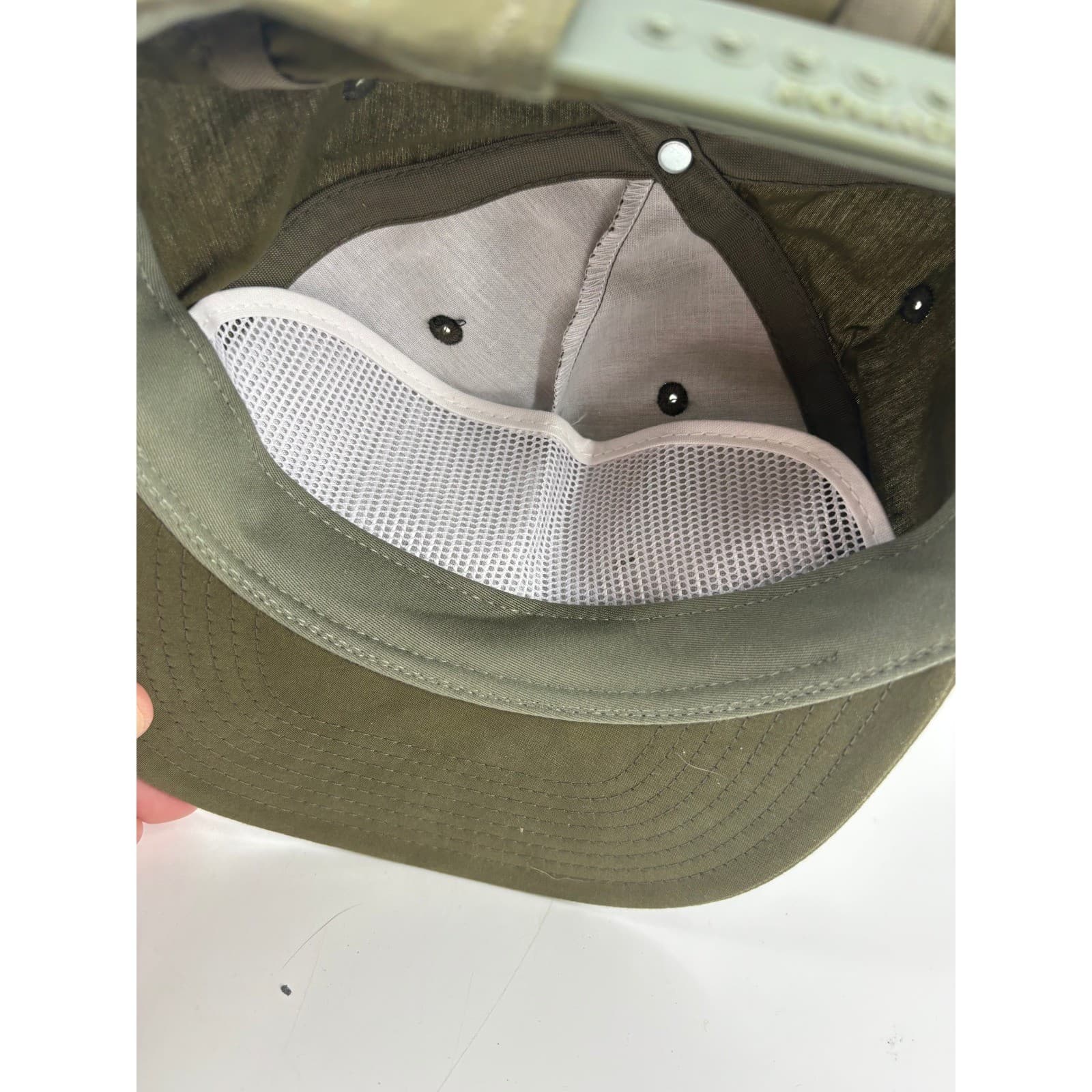 Richardson Hat Mens OSFM Snapback Olive Green R-Active UPF 50+ Rope Cap - Thumbnail 3