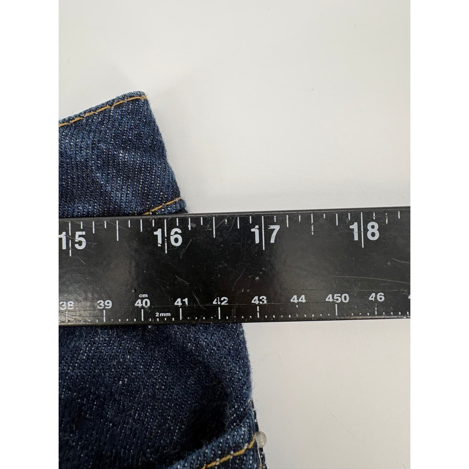 Polo Ralph Lauren Jeans Company Mens Saturday Jean Dark Wash Cotton Size 10x29 - Thumbnail 9