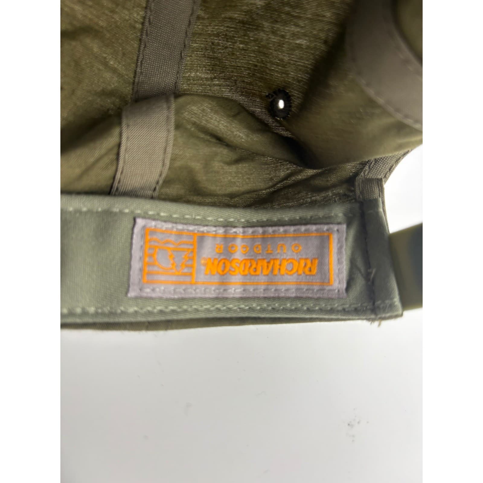 Richardson Hat Mens OSFM Snapback Olive Green R-Active UPF 50+ Rope Cap - Thumbnail 4