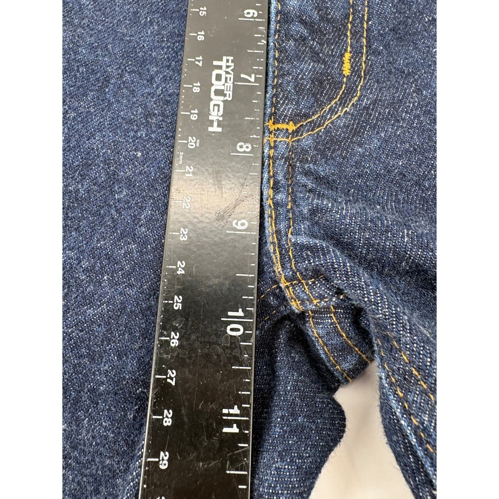 Polo Ralph Lauren Jeans Company Mens Saturday Jean Dark Wash Cotton Size 10x29 - Thumbnail 10