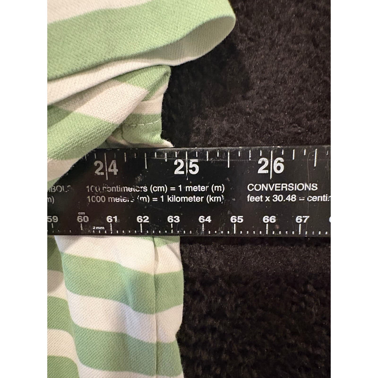 Brooks Brothers Original Fit Men's XXL Polo Shirt Green White Striped - Thumbnail 3