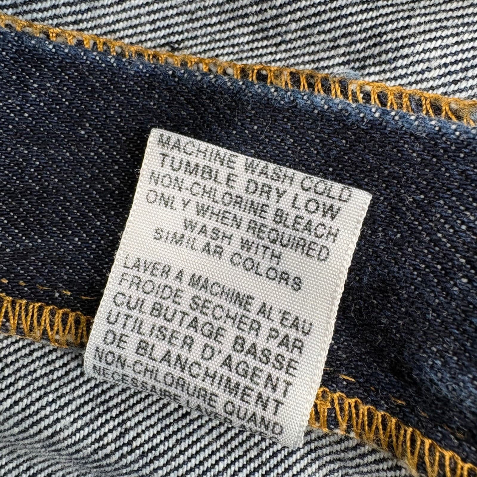 Polo Ralph Lauren Jeans Company Mens Saturday Jean Dark Wash Cotton Size 10x29 - Thumbnail 5