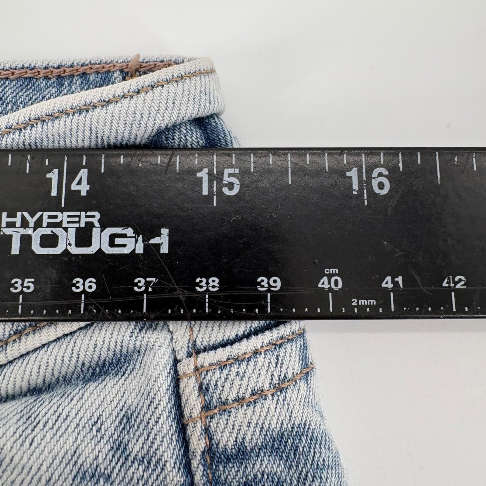 Express Women's Boot Low Rise Jeans Light Wash Distressed Size 6R - Thumbnail 9