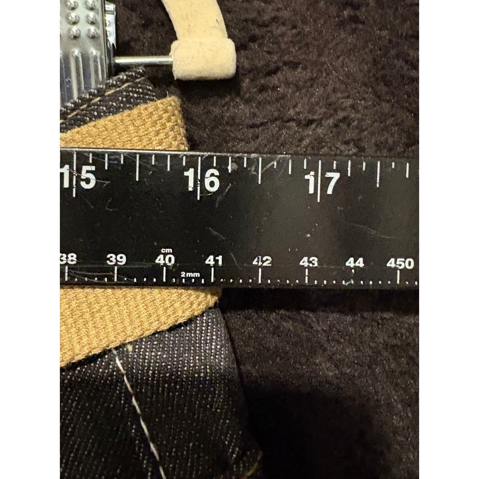 Urban Label Mens Denim Jean Shorts with Belt Size 32 Y2K Skater Grunge - Thumbnail 6