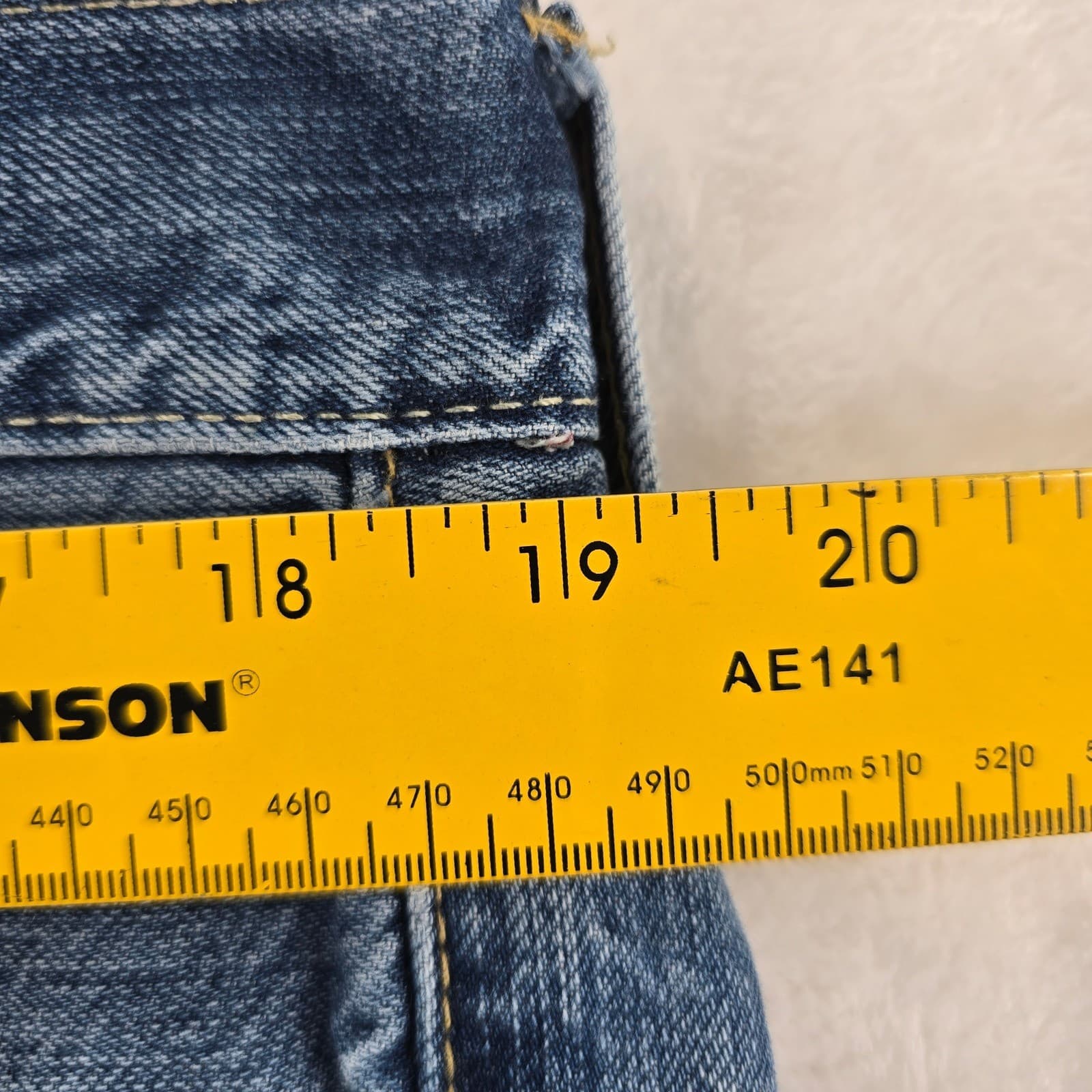 Polo Ralph Lauren Jeans Mens 36x30 Authentic Dungarees Blue Straight Leg Denim - Thumbnail 4