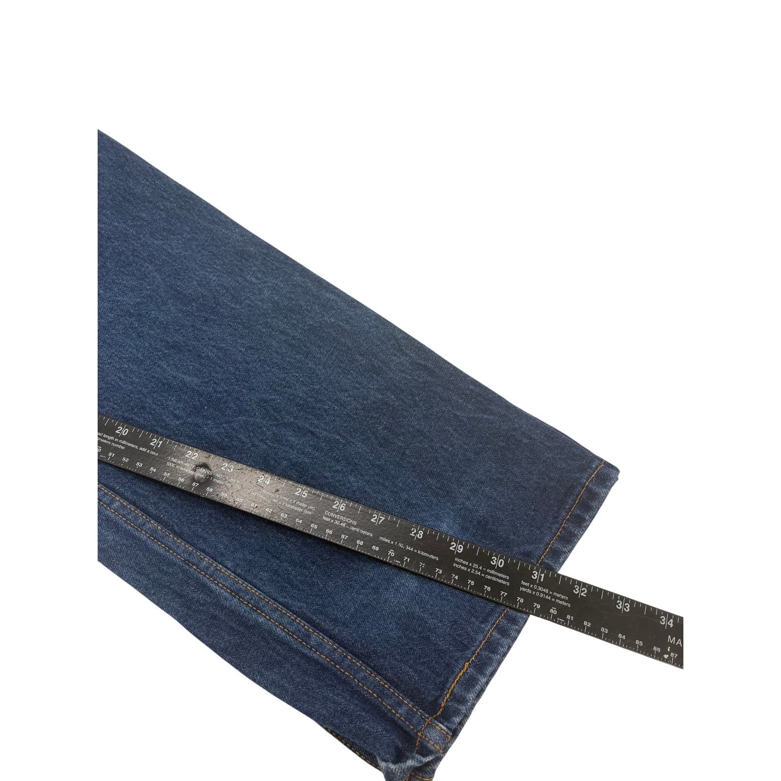 Levi's 501-xx Original Mens 40x32 Straight Leg Blue Denim Button Fly Jeans - Thumbnail 8