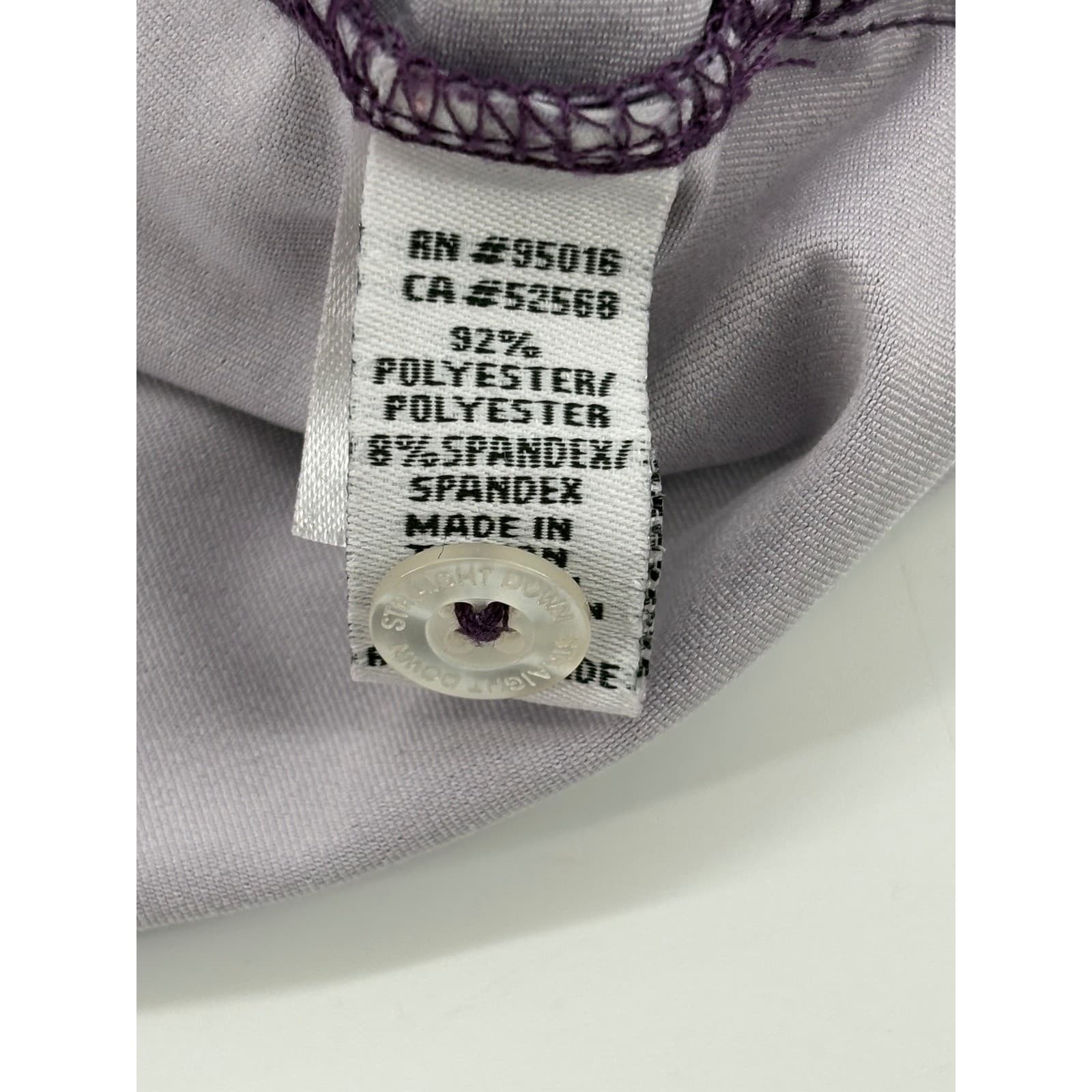 Straight Down Performance Golf Polo Shirt XXL Purple Martini Print Short Sleeve - Thumbnail 8
