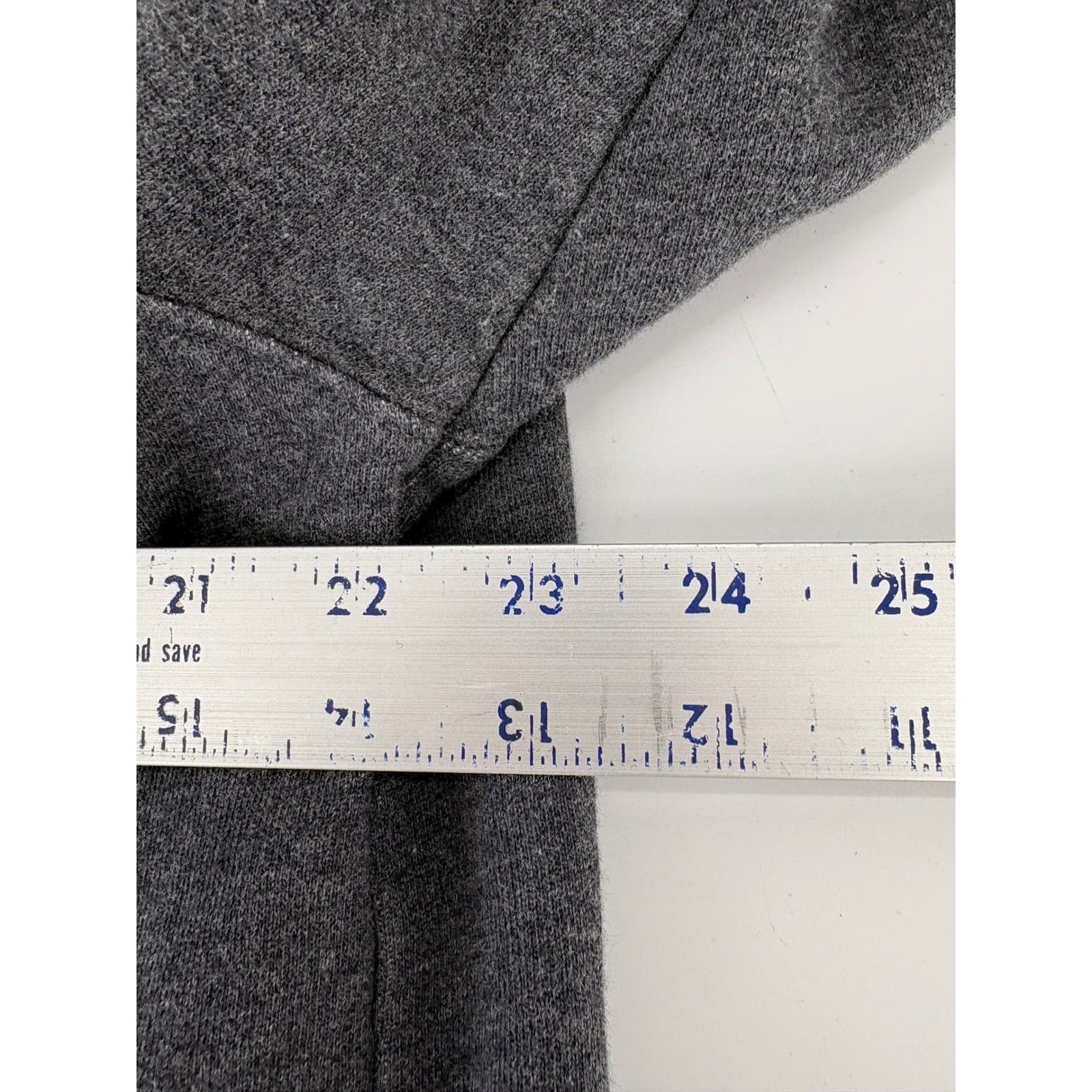 Calvin Klein Jeans Gray Pullover Sweatshirt Mens Size L Logo Graphic Top - Thumbnail 4