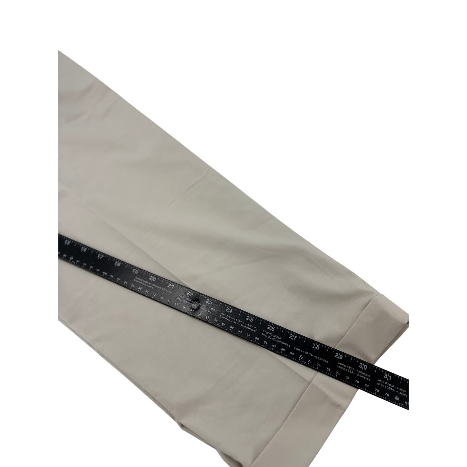 Nautica Rigger Mens 36x30 Dress Pants Beige Double Pleat P43397 Classic Fit NWT - Thumbnail 6
