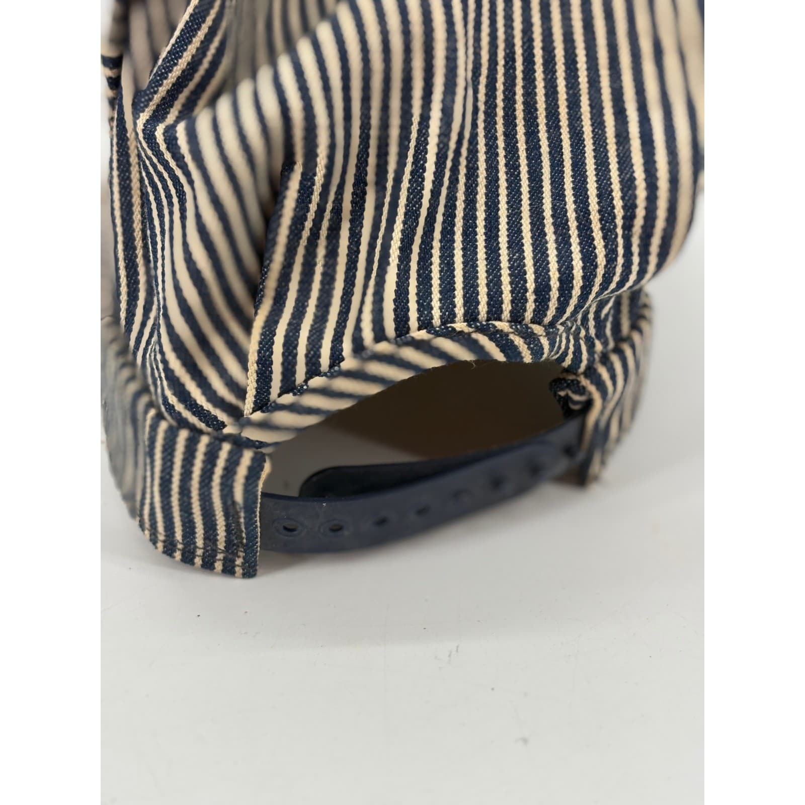 Grand Canyon Railway Hat Mens OSFM Engineer Cap Blue Hickory Stripe Railroad - Thumbnail 5
