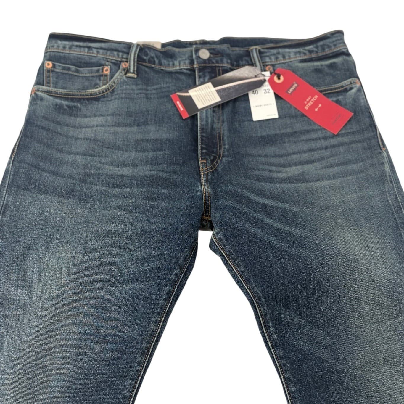 Levis 511 Slim Mens 40x32 Jeans Blue 2-Way Stretch Denim NWT - Thumbnail 2