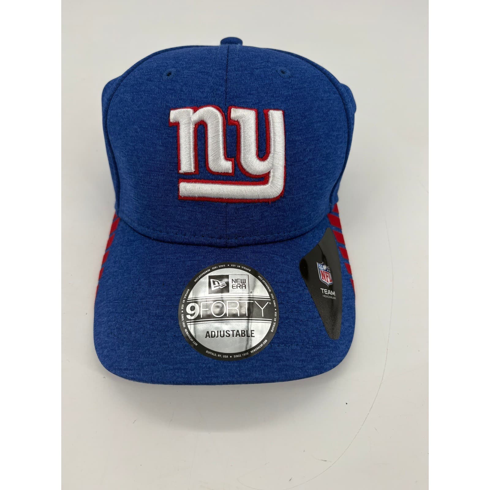 New Era Hat Mens OSFM 9FORTY NFL New York Giants Adjustable Hat Blue Sport Cap
