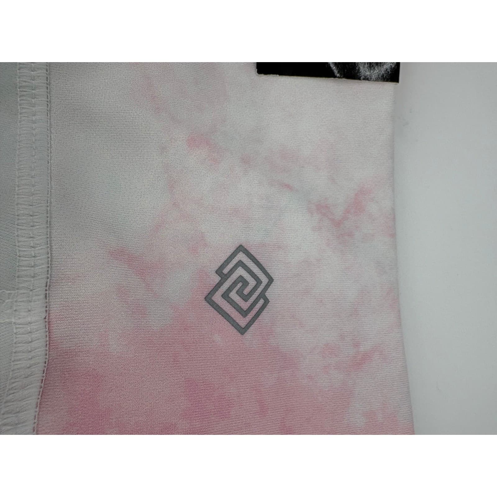 ZELOS Studio Strength White Dye 7/8ths Ankle Leggings - Size M - Thumbnail 6