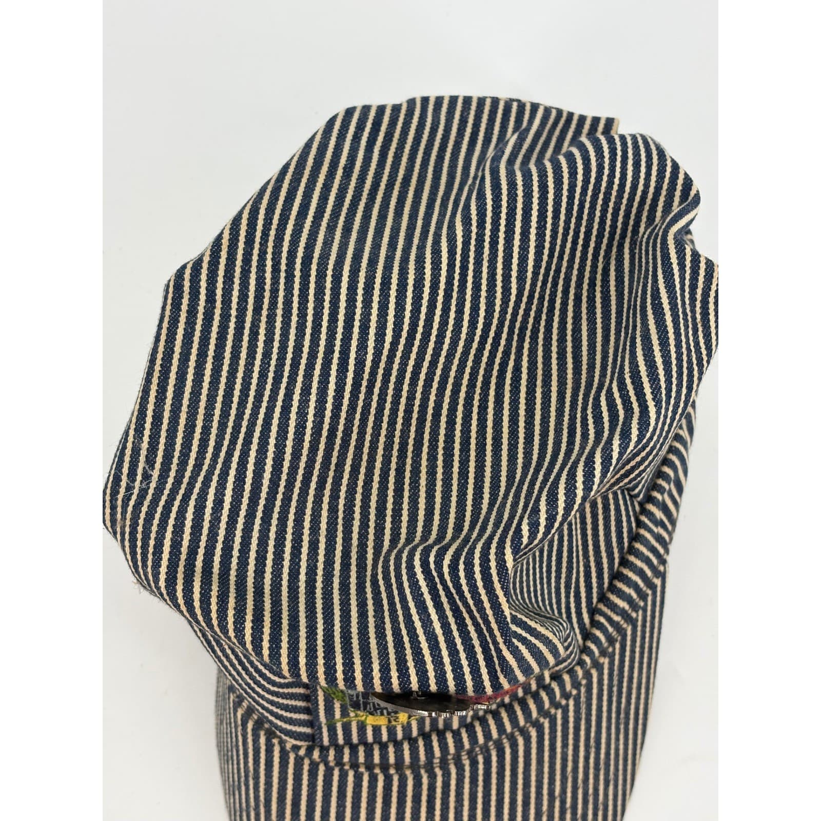 Grand Canyon Railway Hat Mens OSFM Engineer Cap Blue Hickory Stripe Railroad - Thumbnail 6