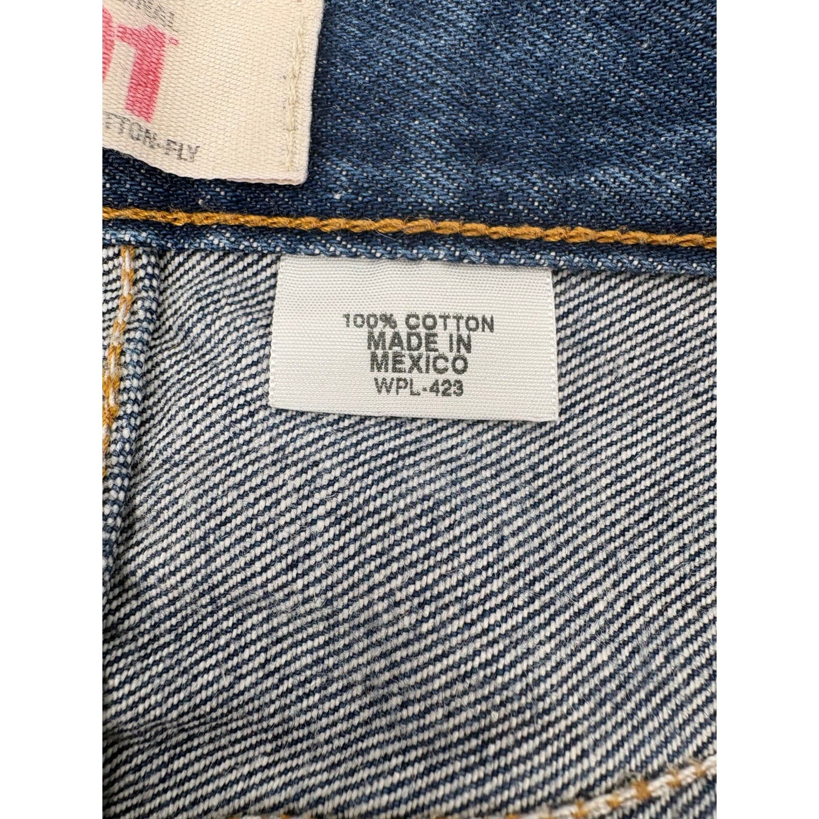 Levi's 501-xx Original Mens 40x32 Straight Leg Blue Denim Button Fly Jeans - Thumbnail 4