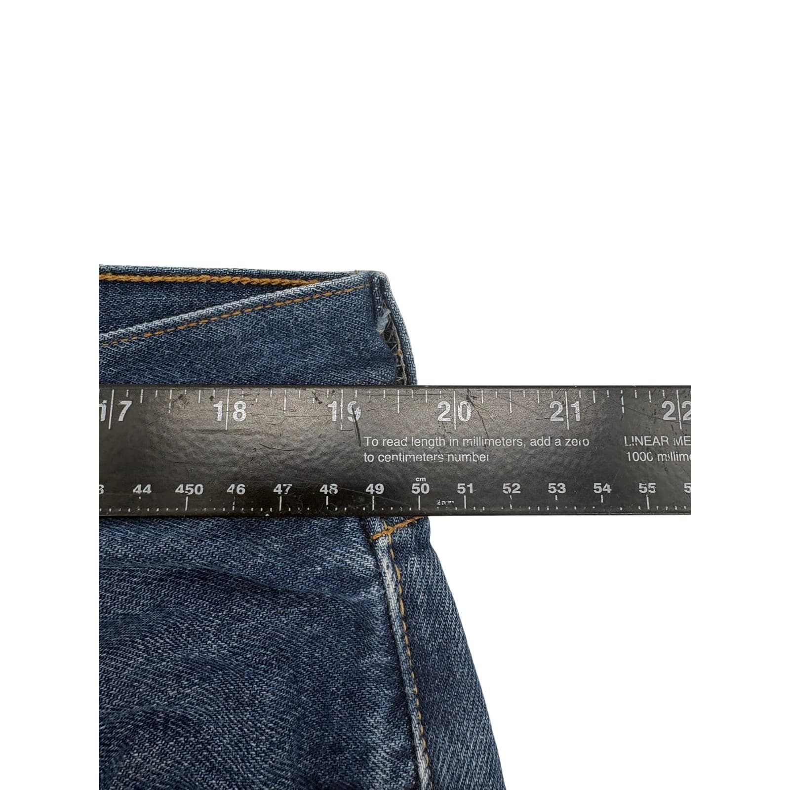 Levi's 501-xx Original Mens 40x32 Straight Leg Blue Denim Button Fly Jeans - Thumbnail 6