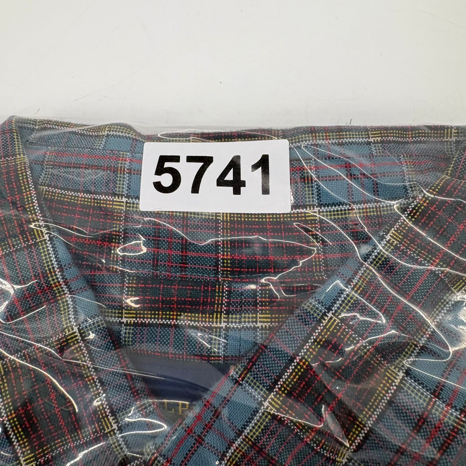 Ralph Lauren Mens Button Down Long Sleeve Plaid Shirt M Blue Red Green Yellow - Thumbnail 7