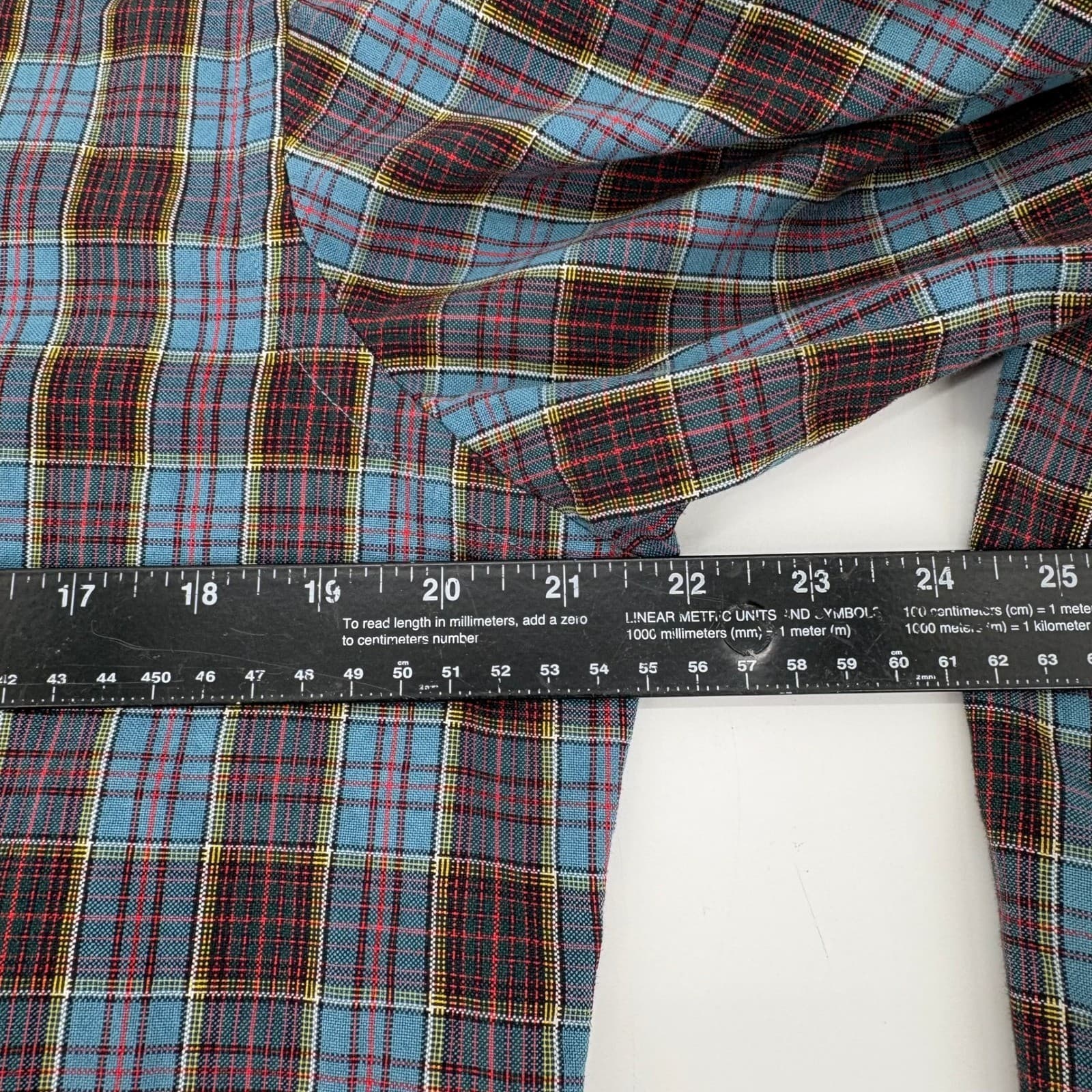 Ralph Lauren Mens Button Down Long Sleeve Plaid Shirt M Blue Red Green Yellow - Thumbnail 6
