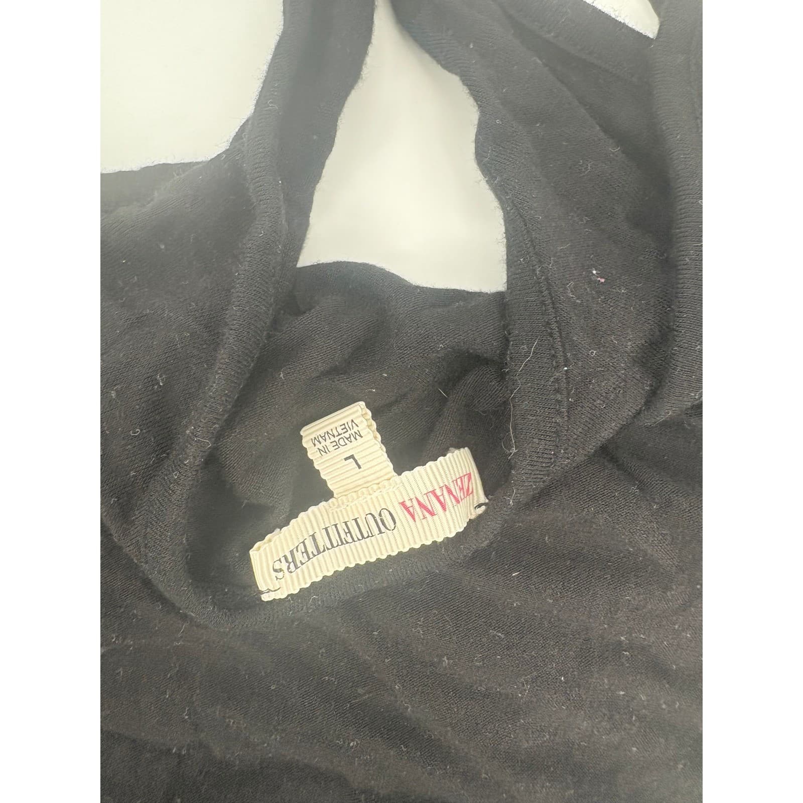 Urban Outfitters Black Basic Tank Top Women's Size L Scoop Neck Sleeveless - Thumbnail 3